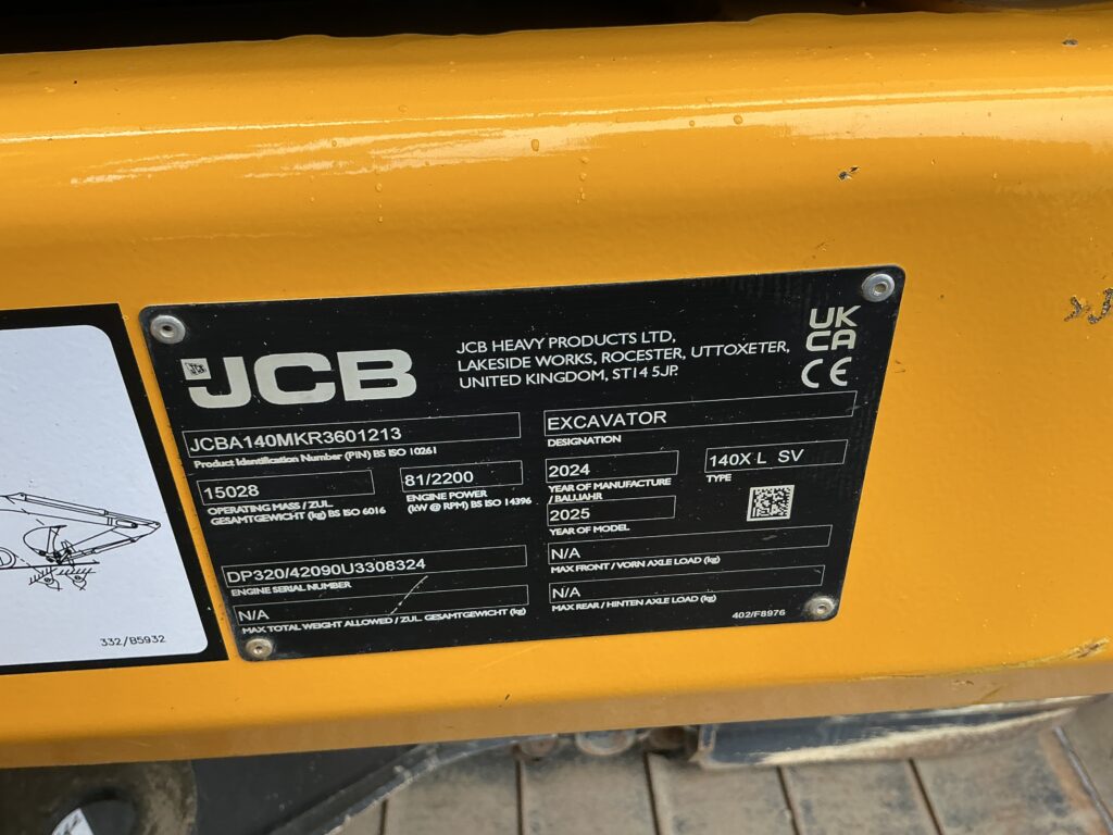 JCB 140X LC Digger (ST26187)