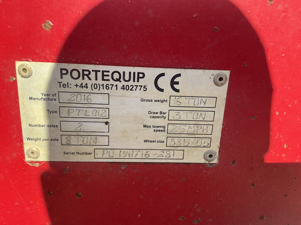 Portequip 21ft Low Loader