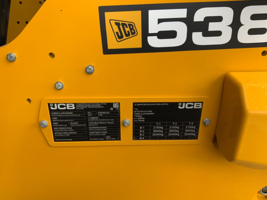 JCB 538-60 Agri Xtra Telehandler (ST26468)