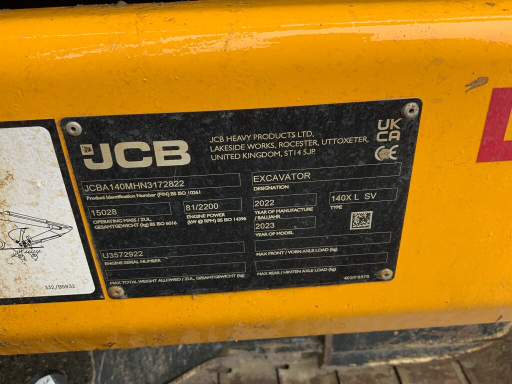 JCB 140X LC Digger (ST26421)