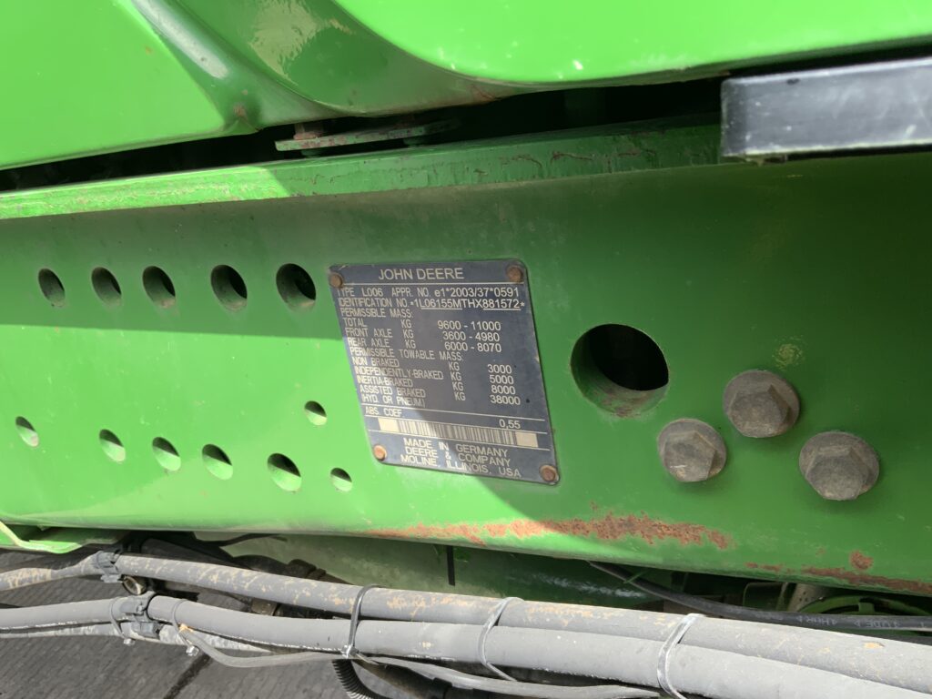John Deere 6155M Tractor (ST26318)