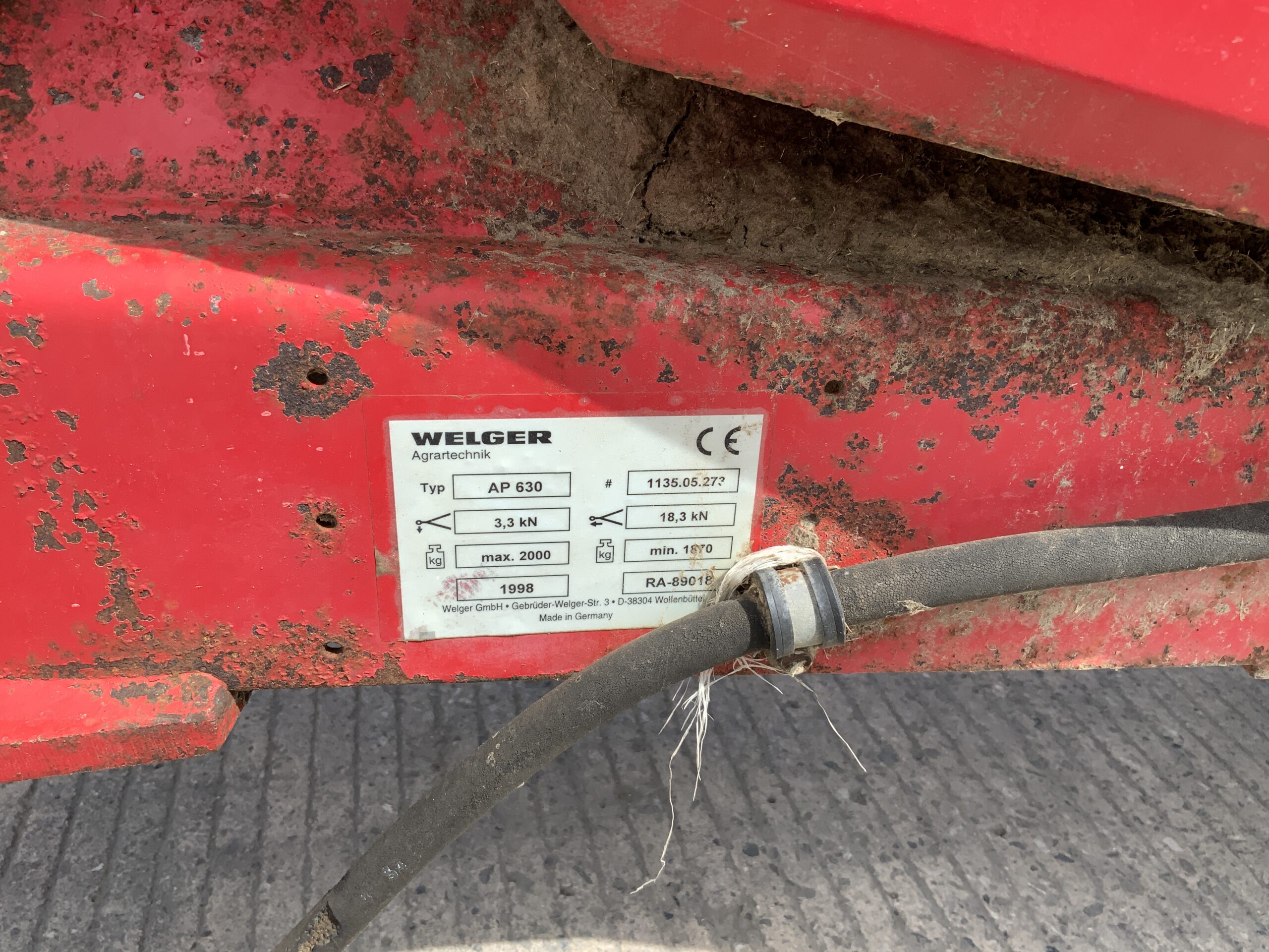 Welger /Lely AP630 Conventional Baler (ST26983)