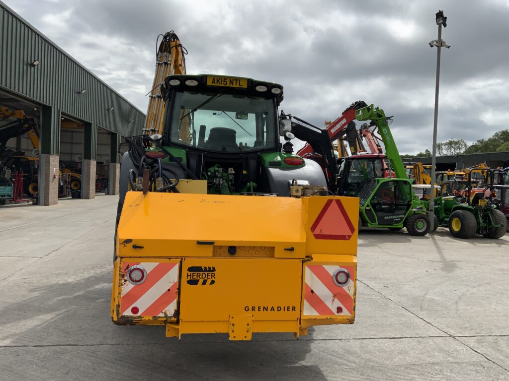 John Deere 6195R C/W Herder Mounted Hedge Trimmer (ST26503)
