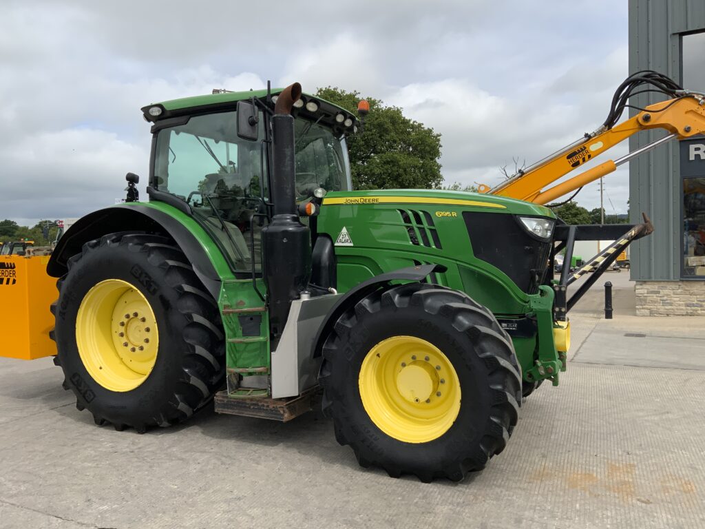 John Deere 6195R C/W Herder Mounted Hedge Trimmer (ST26503)
