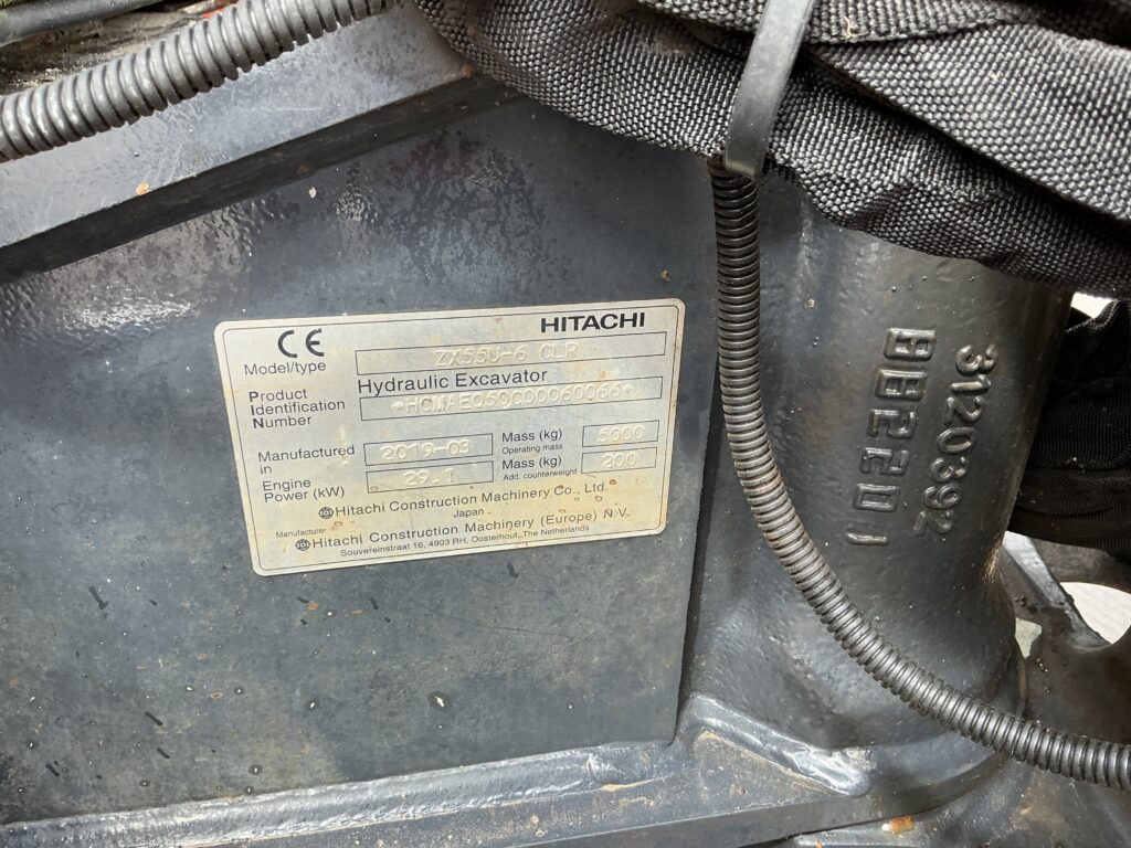 Hitachi ZX55U-6 Digger (ST26867)