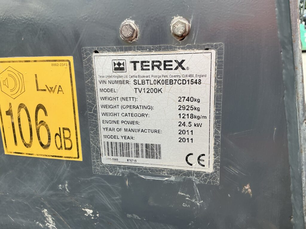 Terex TV1200 Roller (ST27043)
