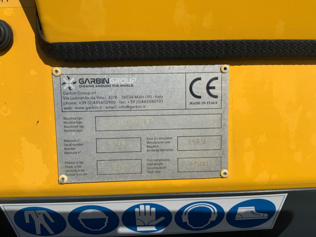 Garbin Fiber 400 ET Tracked Trencher Excavator (ST22900)