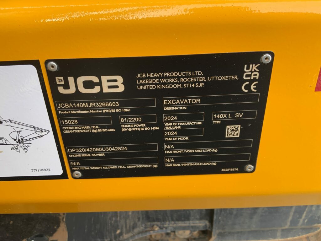 JCB 140X LC Digger (ST26188)