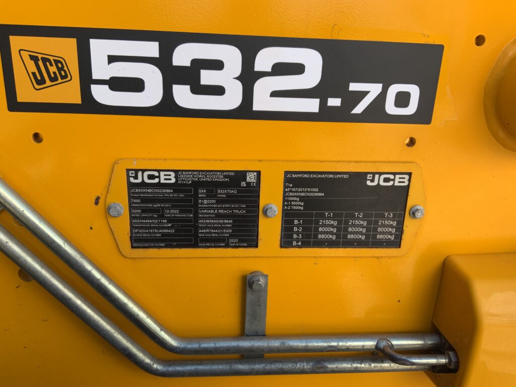 JCB 532-70 Agri Telehandler (ST25501)
