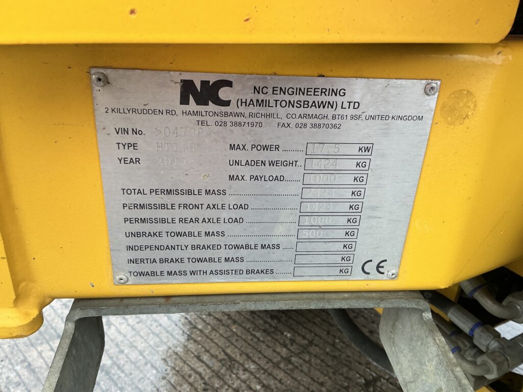 NC 1Tonne Hi Tip Dumper (ST26988)