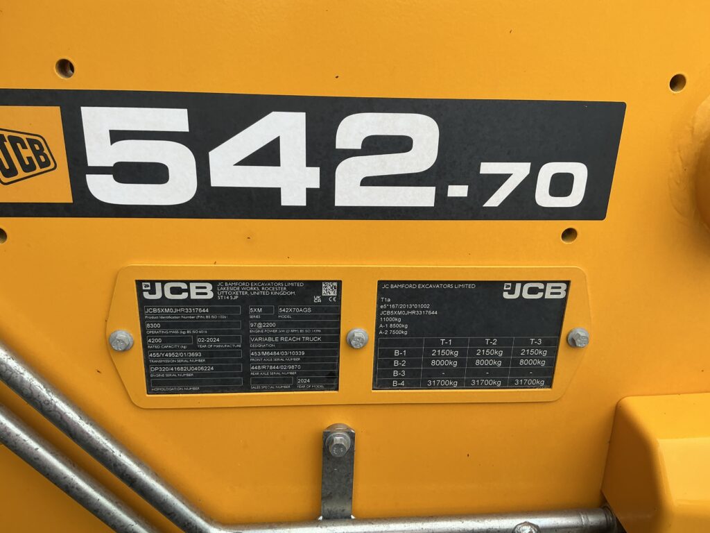JCB 542-70 Agri Super Telehandler (ST26922)