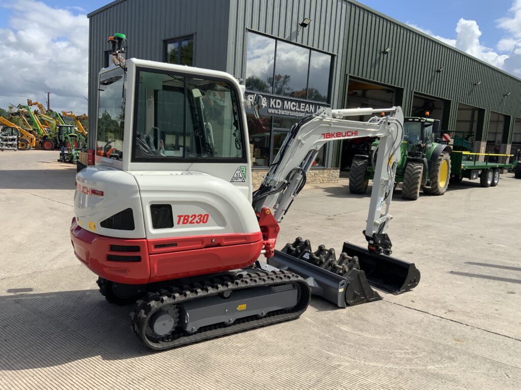 New Unused Takeuchi TB230