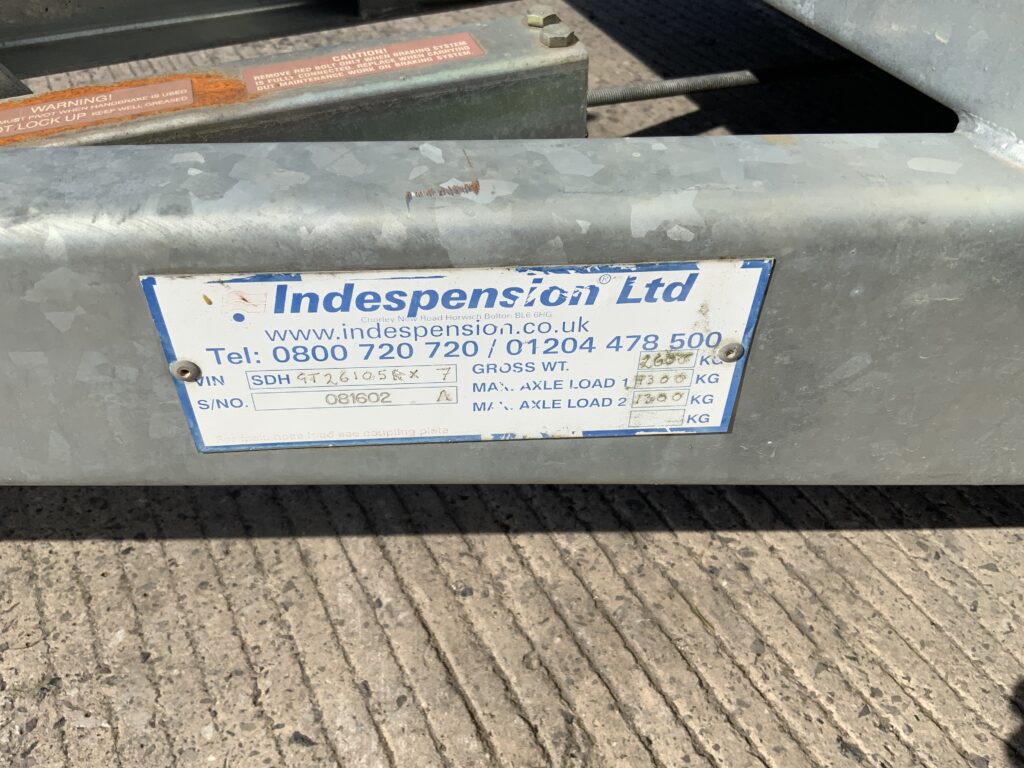 Indespension Twin Axle 10x5 Caged Trailer (ST26973)
