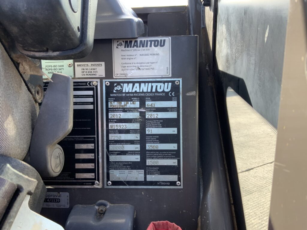 Manitou MLT 735-120 LSU Turbo Telehandler (ST26295)