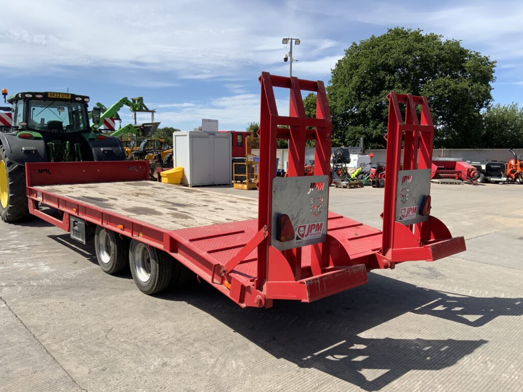 JPM22Ft Red Low Loader Trailer