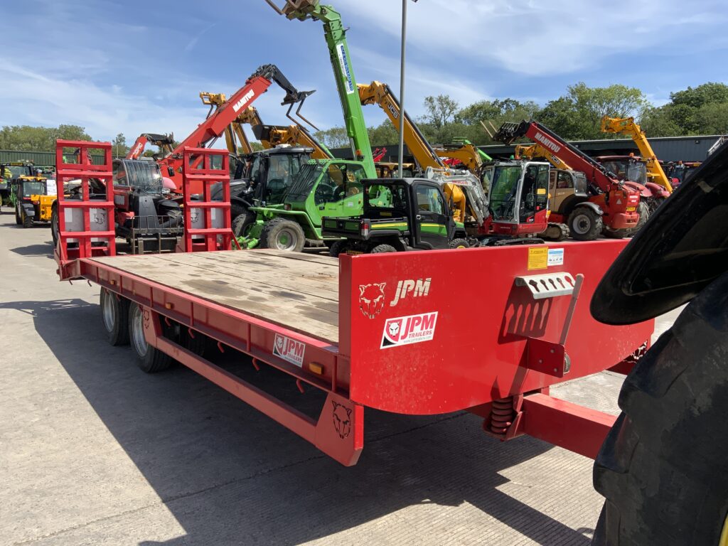 JPM22Ft Red Low Loader Trailer