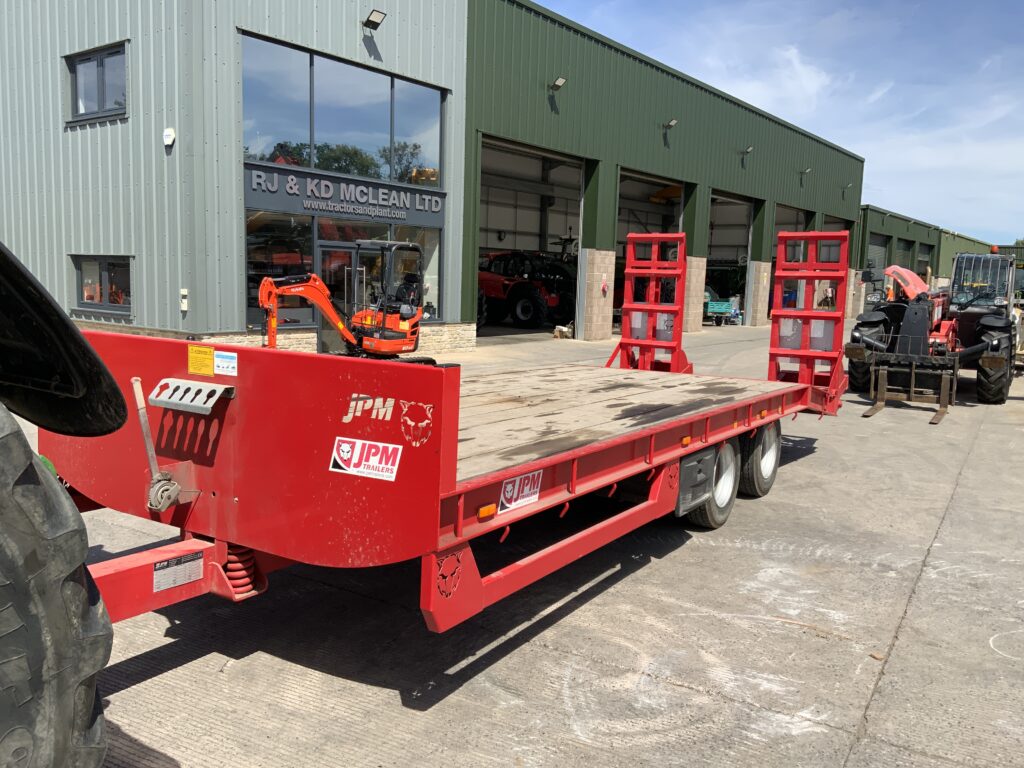 JPM22Ft Red Low Loader Trailer
