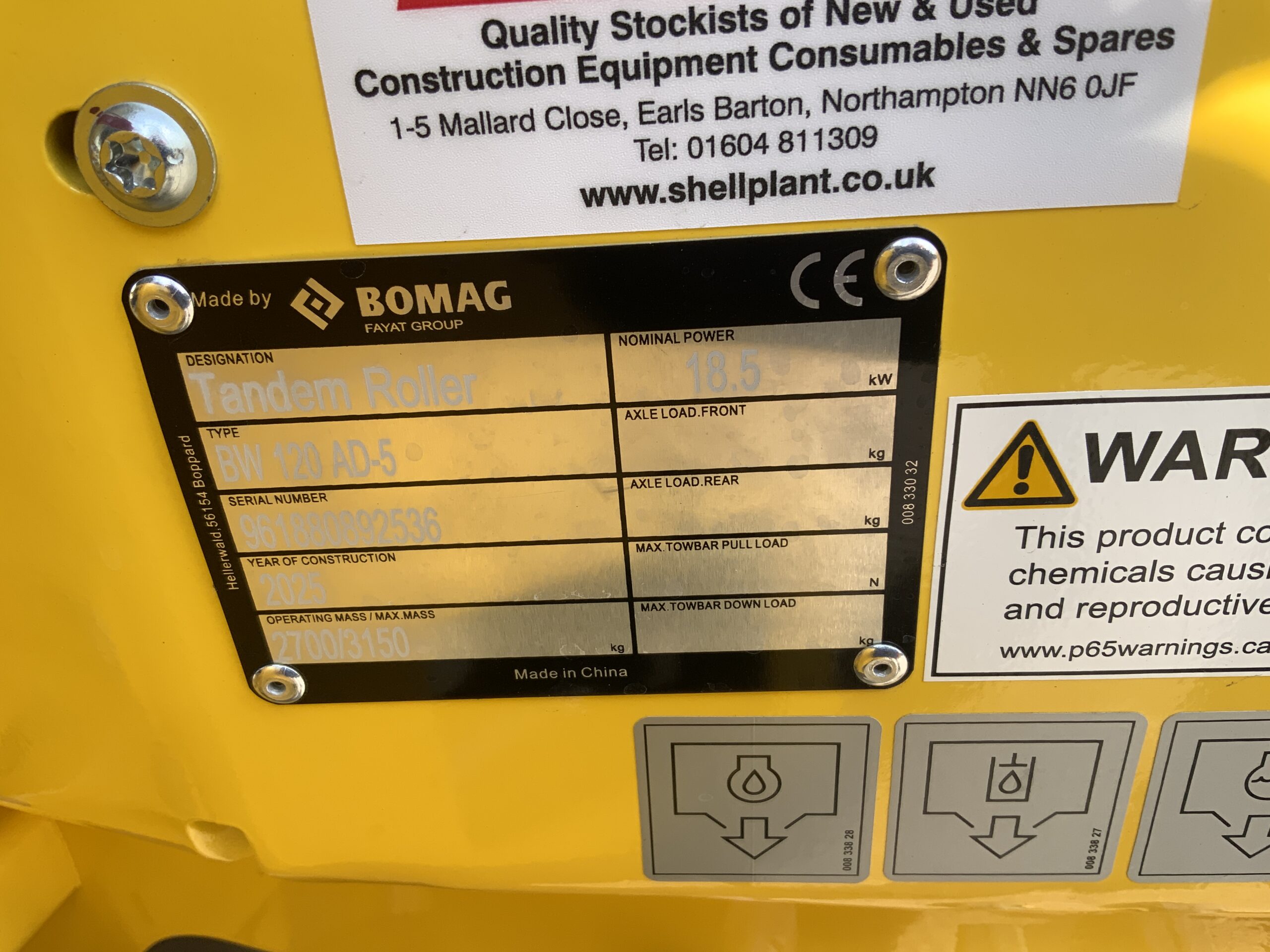 Bomag BW120 AD Roller (ST27288)