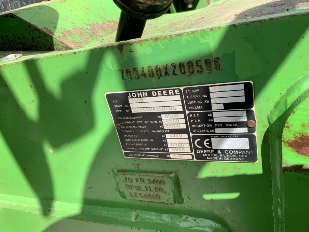  John Deere 3400 Telehandler (ST26687)