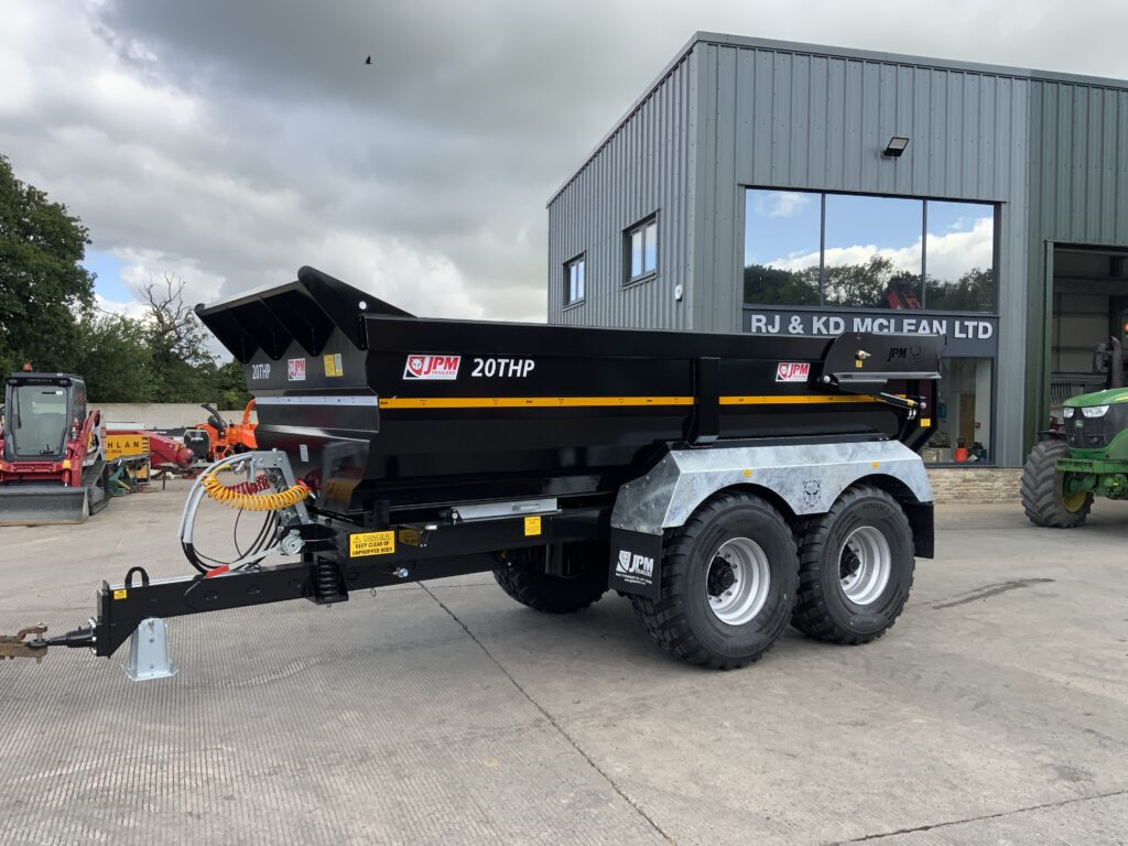 JPM 20Tonne Half Pipe Black Dump Trailer (ST27182)