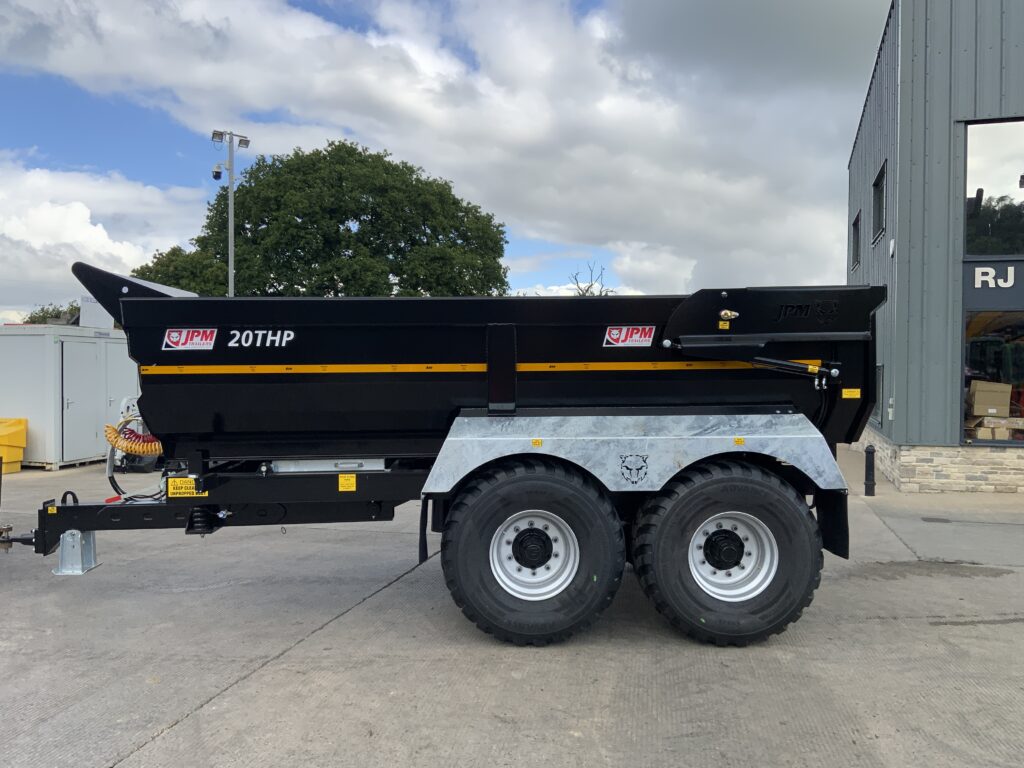 JPM 20Tonne Half Pipe Black Dump Trailer (ST27182)