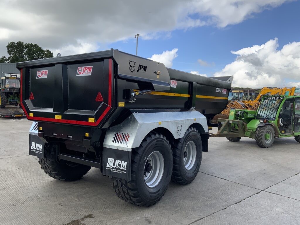 JPM 20Tonne Half Pipe Black Dump Trailer (ST27182)
