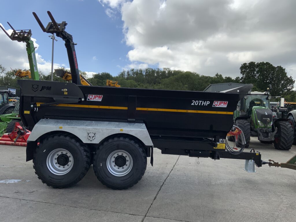 JPM 20Tonne Half Pipe Black Dump Trailer (ST27182)
