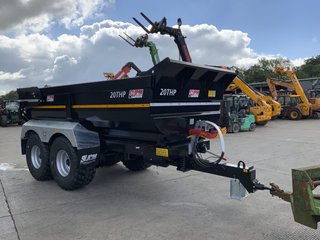 JPM 20Tonne Half Pipe Black Dump Trailer (ST27182)