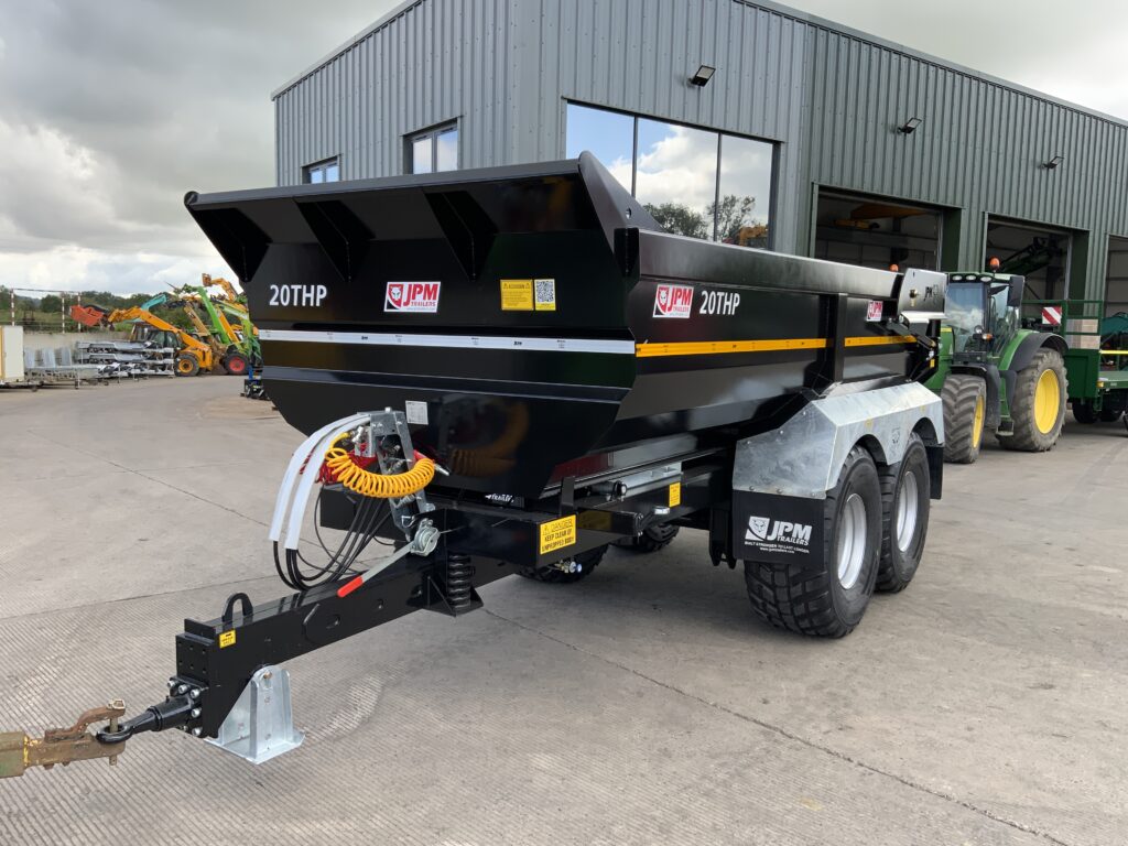 JPM 20Tonne Half Pipe Black Dump Trailer (ST27182)