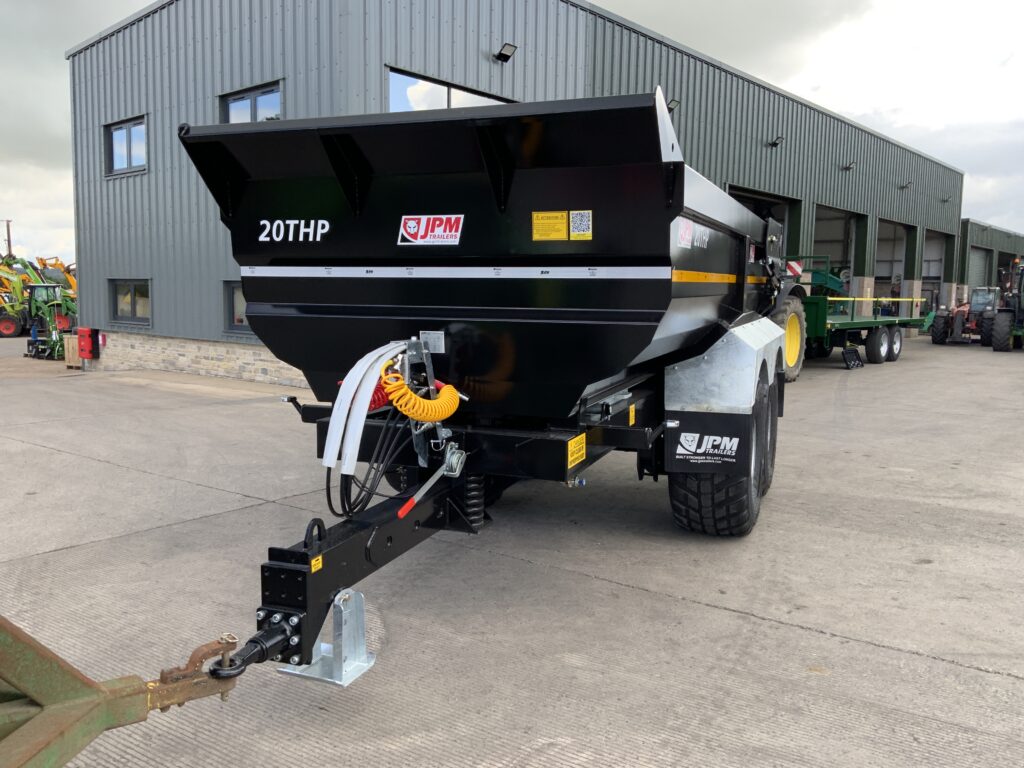 JPM 20Tonne Half Pipe Black Dump Trailer (ST27182)