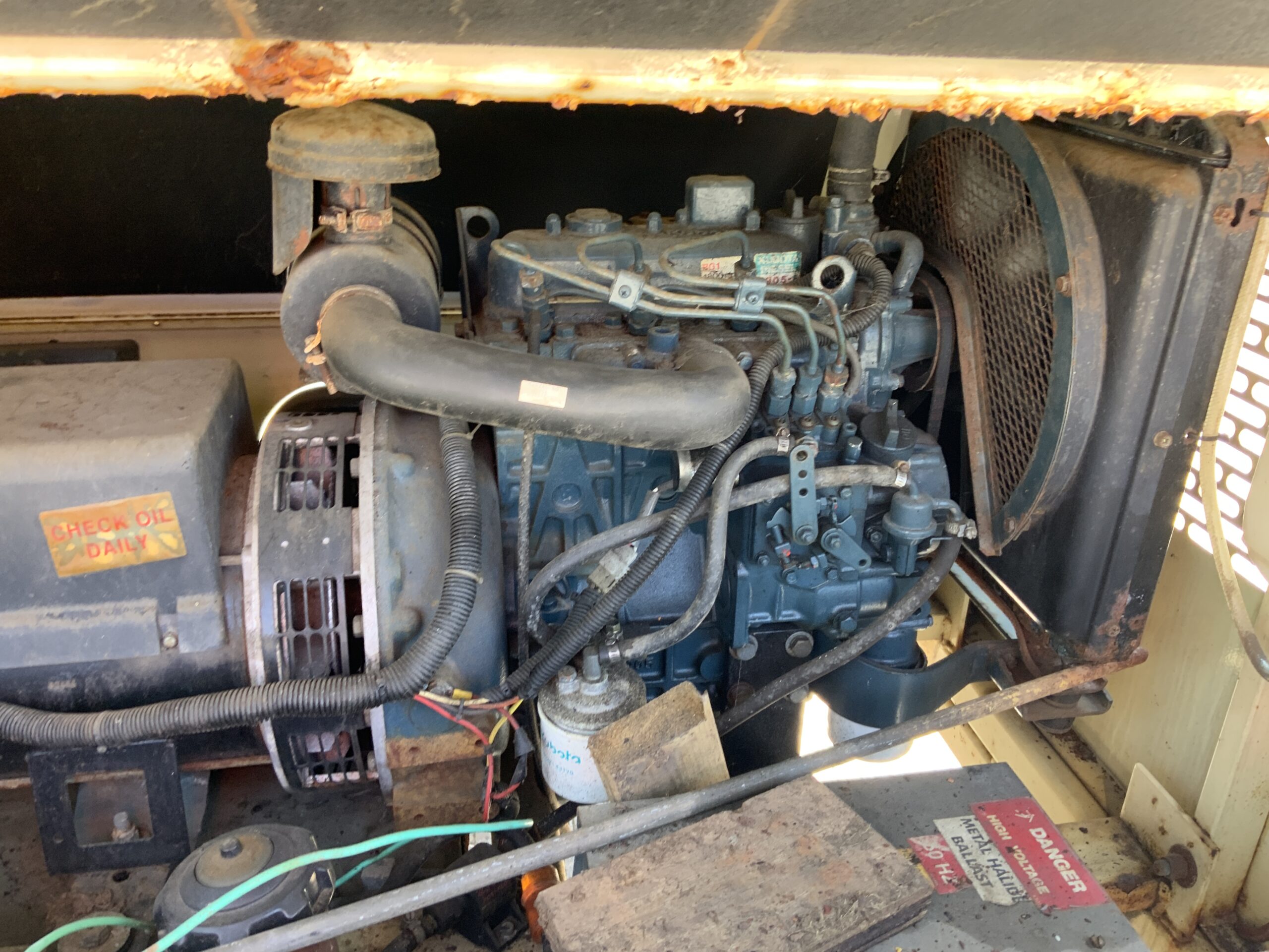 Amida Lighting Towers X3 JOB LOT Generator (ST26592)