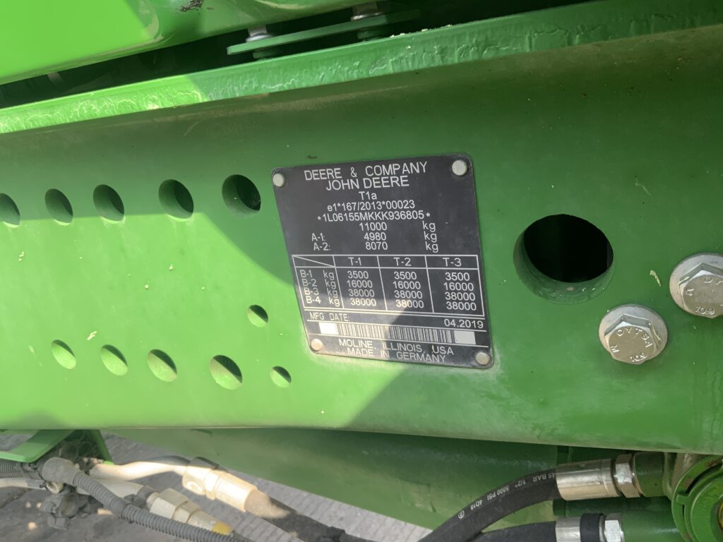 John Deere 6155M Tractor (ST26835)