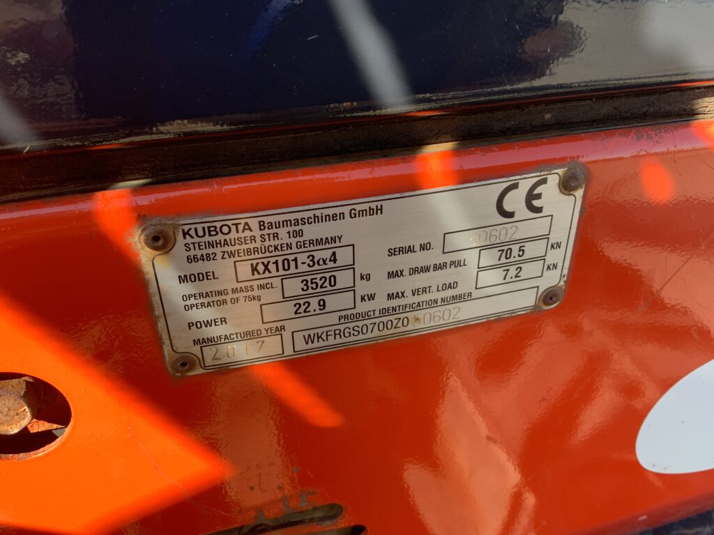 Kubota KX101-3 Digger (ST27306)