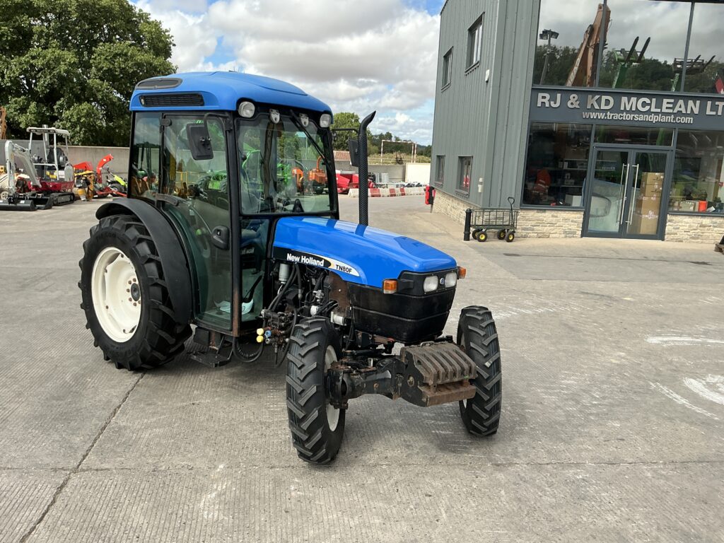 New Holland TN80F Narrow Super Steer Tractor (ST26561)