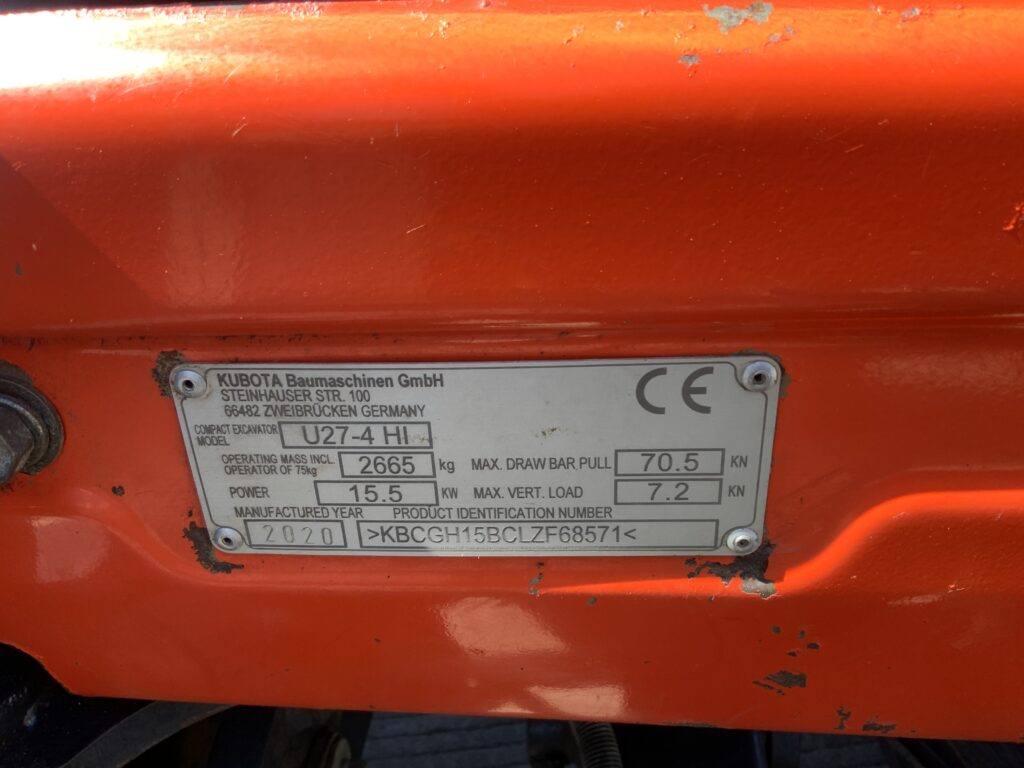 Kubota U27-4 Digger (ST27331)