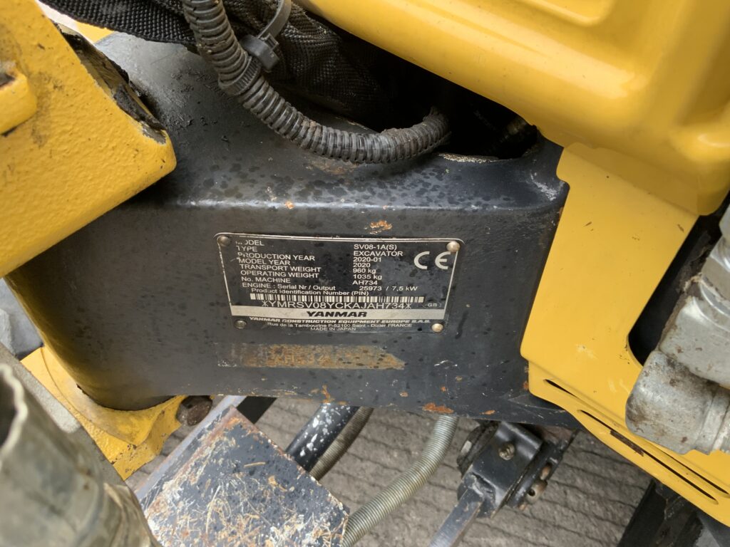 Yanmar SV08 Micro Digger (ST27497)