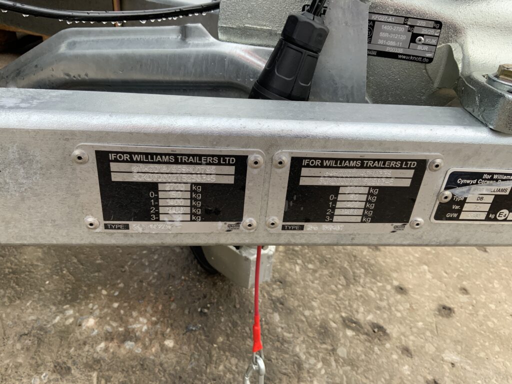 Unused  Ifor Williams GH94 Plant Trailer