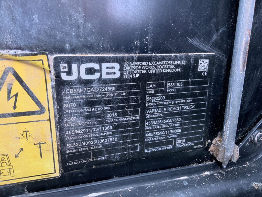 JCB 533-105 Telehandler (ST24663)