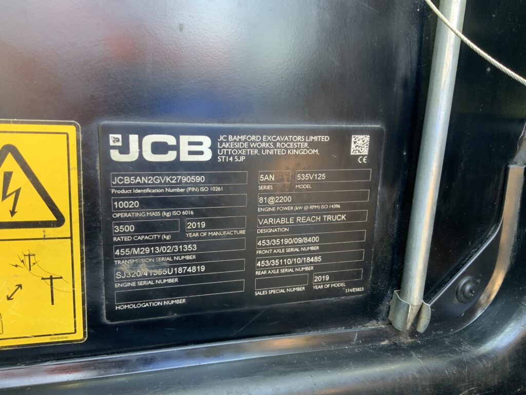 JCB 535-125 Hi Viz Telehandler (ST27385)