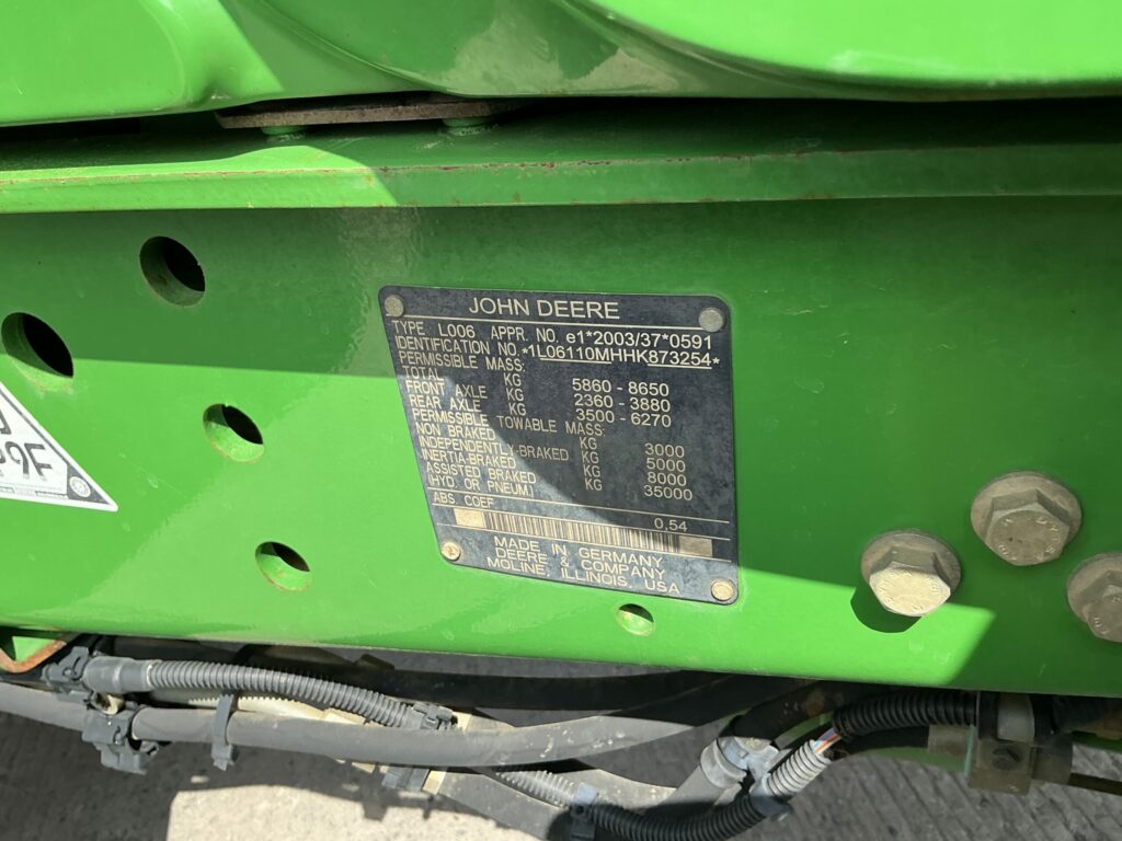 John Deere 6110M Tractor (ST24895)