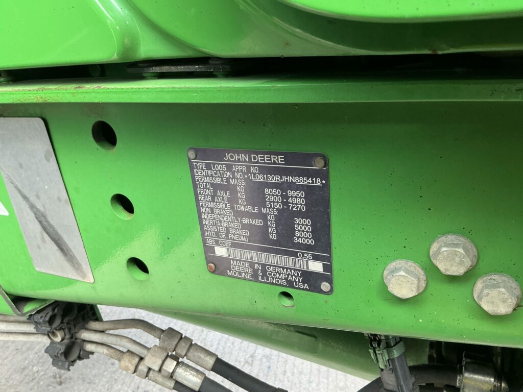 John Deere 6130R Tractor (ST26264)