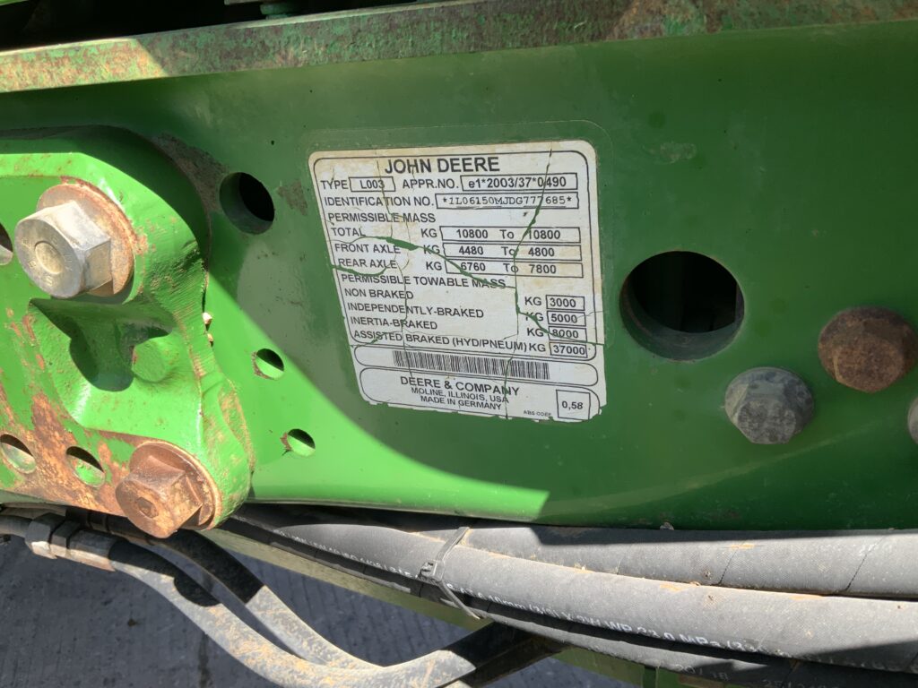 John Deere 6150M Tractor (ST27291)