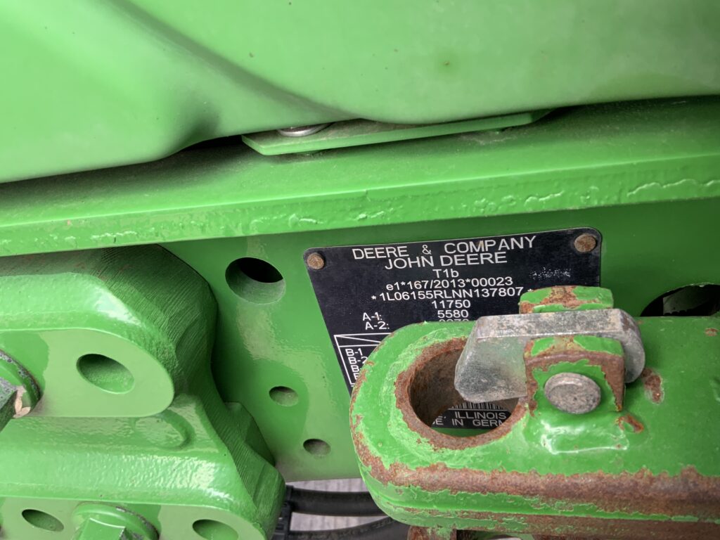 John Deere 6155R Tractor (ST26383)